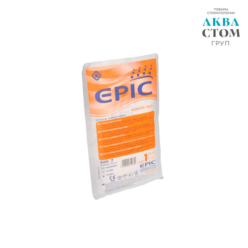 Перчатки Epic одноразовые  размер 7