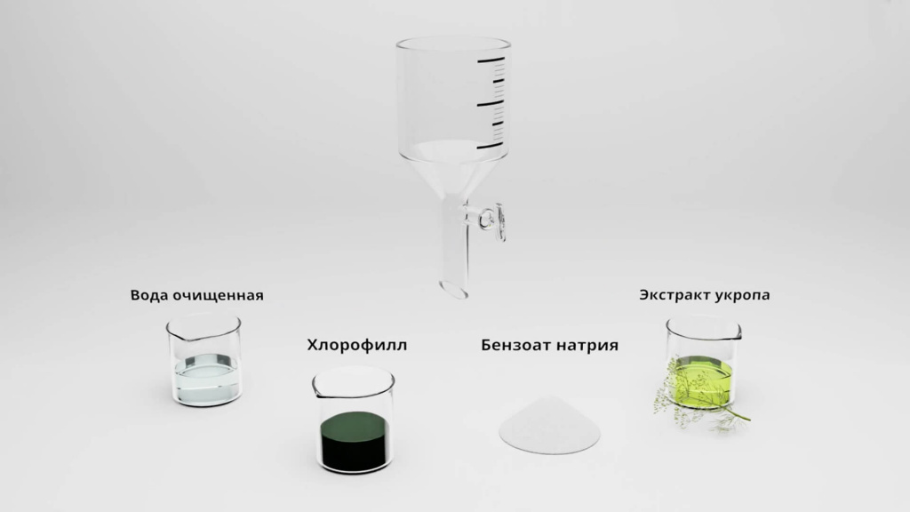 Приготовление питьевого хлорофилла