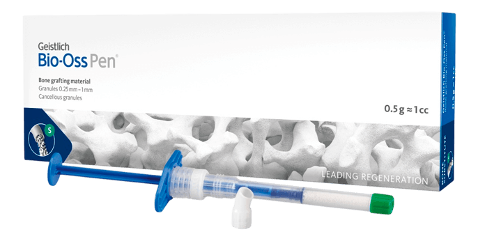 Bio-Oss Pen 0,5 г. гранулы S, объём = 1 см³ коробка