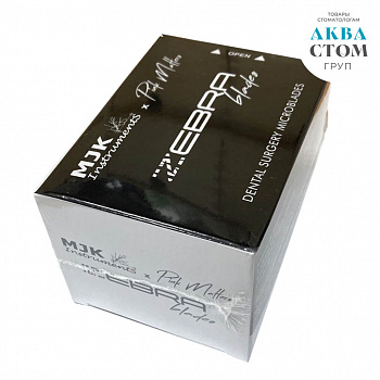 Лезвия Zebra с насечками для микрохирургии MJK 10 шт.